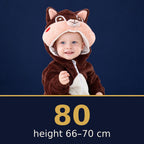 Solis Critter Onesie Squirrel — size 80 · height 66–70 cm