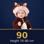 Solis Critter Onesie Squirrel — size 90 · height 70–80 cm