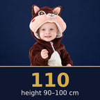 Solis Critter Onesie Squirrel — size 110 · height 90–100 cm
