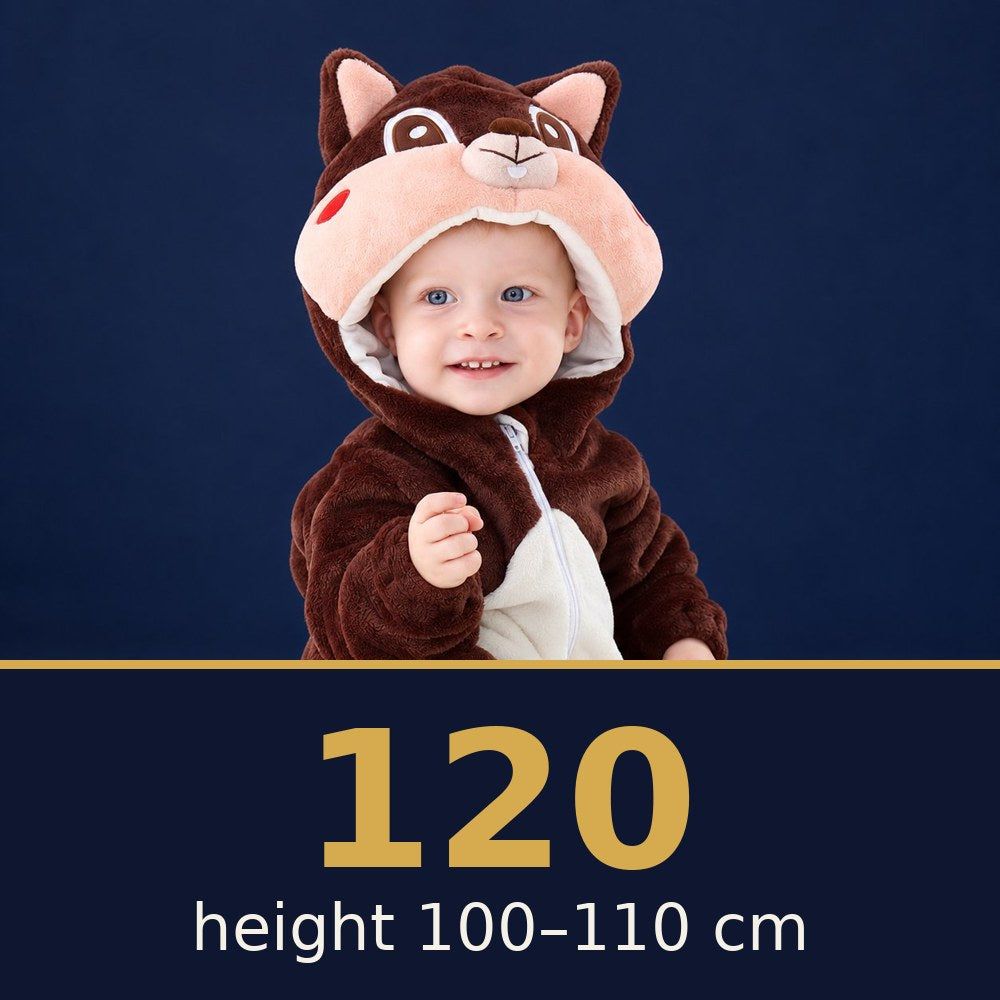 Solis Critter Onesie Squirrel — size 120 · height 100–110 cm