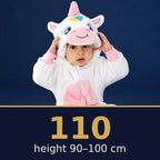 Solis Critter Onesie White Unicorn — size 110 · height 90–100 cm