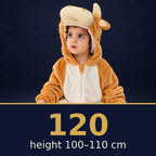 Solis Critter Onesie Yellow Calf — size 120 · height 100–110 cm