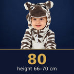 Solis Critter Onesie Zebra — size 80 · height 66–70 cm