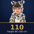 Solis Critter Onesie Zebra — size 110 · height 90–100 cm