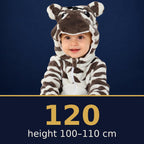 Solis Critter Onesie Zebra — size 120 · height 100–110 cm