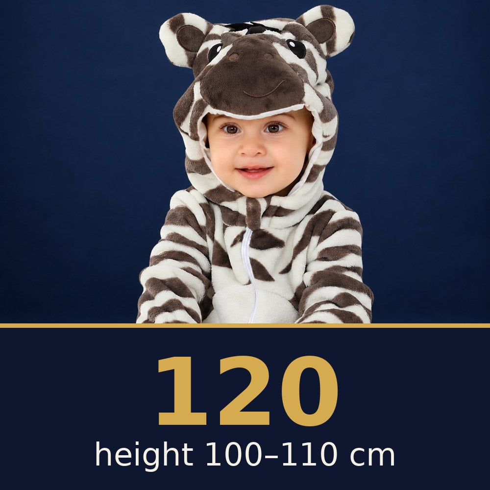 Solis Critter Onesie Zebra — size 120 · height 100–110 cm