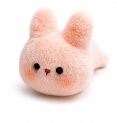 Solis Cruiser Pals magnetic car plush — Cruiser Pals — Pink Bunny: magnetic plush pink bunny