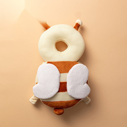Solis Cushy — bee toddler head protector, mesh design