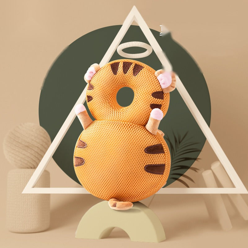 Solis Cushy — tiger toddler head protector, mesh design