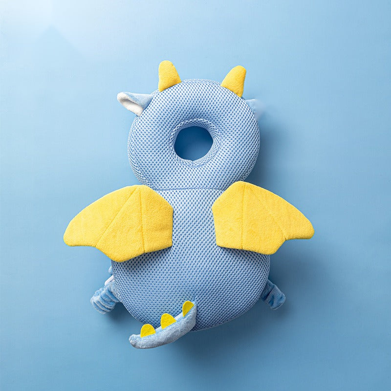 Solis Cushy — dragon toddler head protector, mesh design