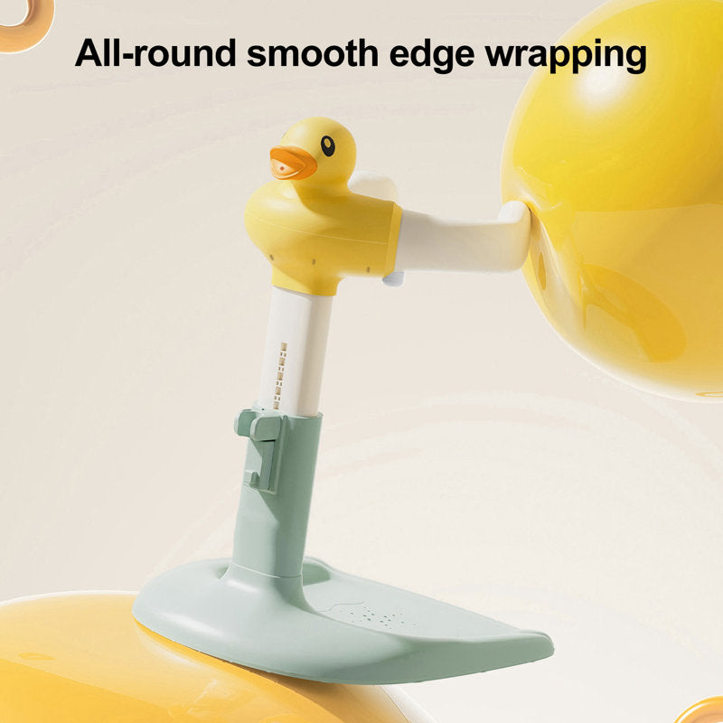 Solis Duckling Bath Stand: smooth rounded edges on the handrail