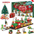 Christmas Train Building Blocks Advent Calendar, 777 Pieces — Solis Express 777, full set