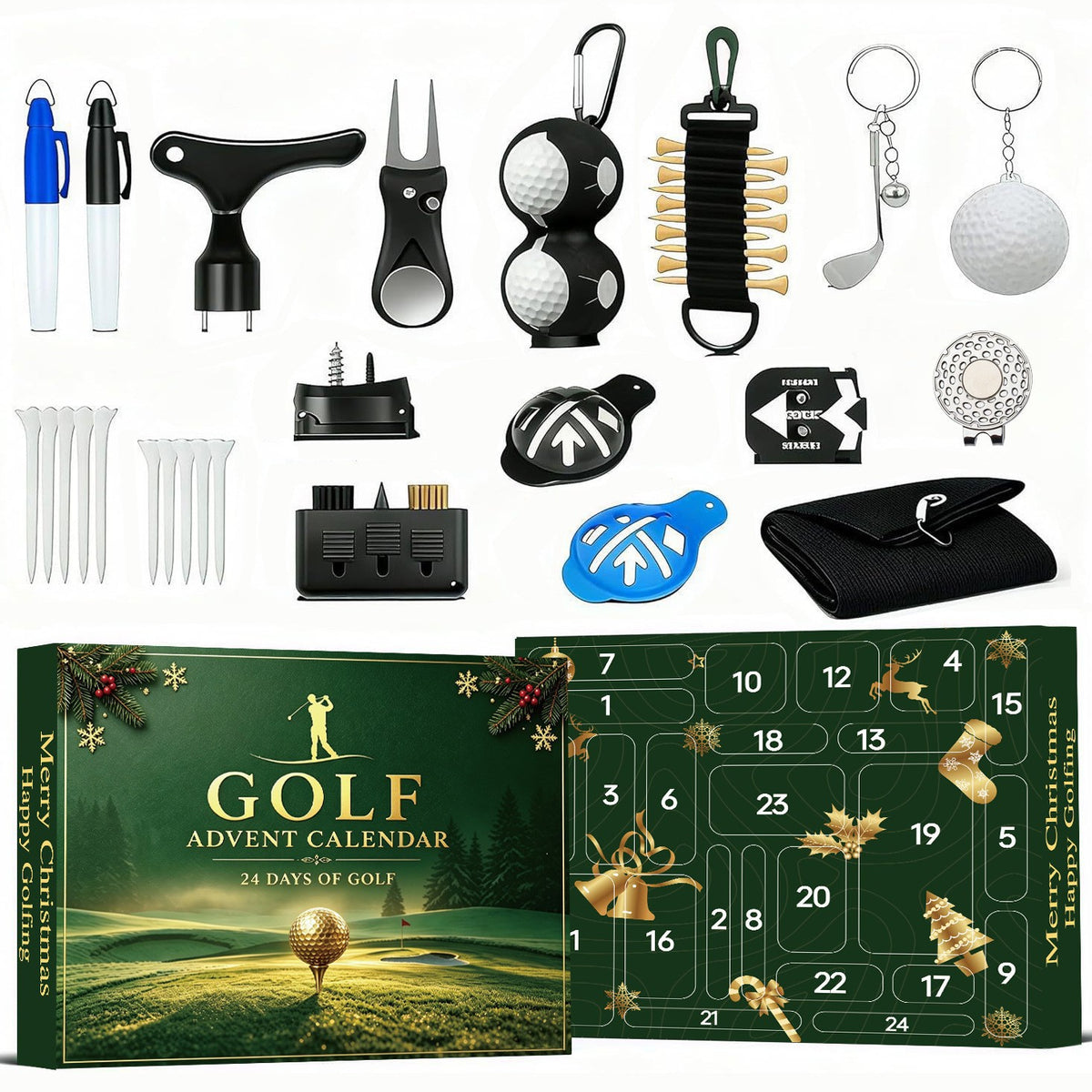 Golf Advent Calendar for Men — Solis Fairway, full set