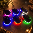 Solis Glowstep — LED heel lights glowing in the dark