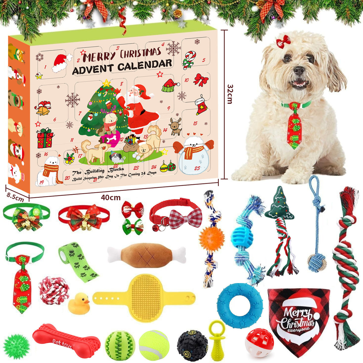 Dog Advent Calendar with Toys — Solis Good Boy, full set
