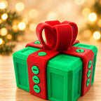 Solis Gotcha Box — Green & Red — prank gift box with screws