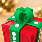 Solis Gotcha Box — Red & Green — prank gift box with screws