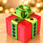 Solis Gotcha Box — Red & Lime — prank gift box with screws