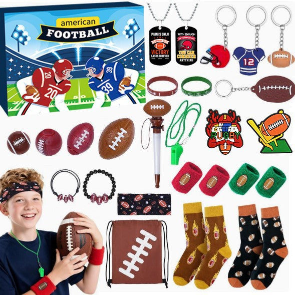 Calendrier de l'Avent football américain pour garçons — Solis Gridiron, coffret complet
