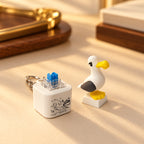 Solis Gull — seagull topper removed to show the clicky key switch