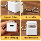 Solis Gull — smooth finish, double-ended buckle chain, side charging port and loud sound