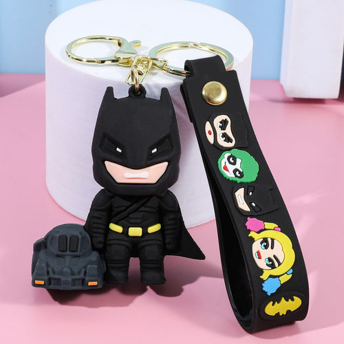 Solis Hero Keyrings silicone keychain — Batman (Chibi)