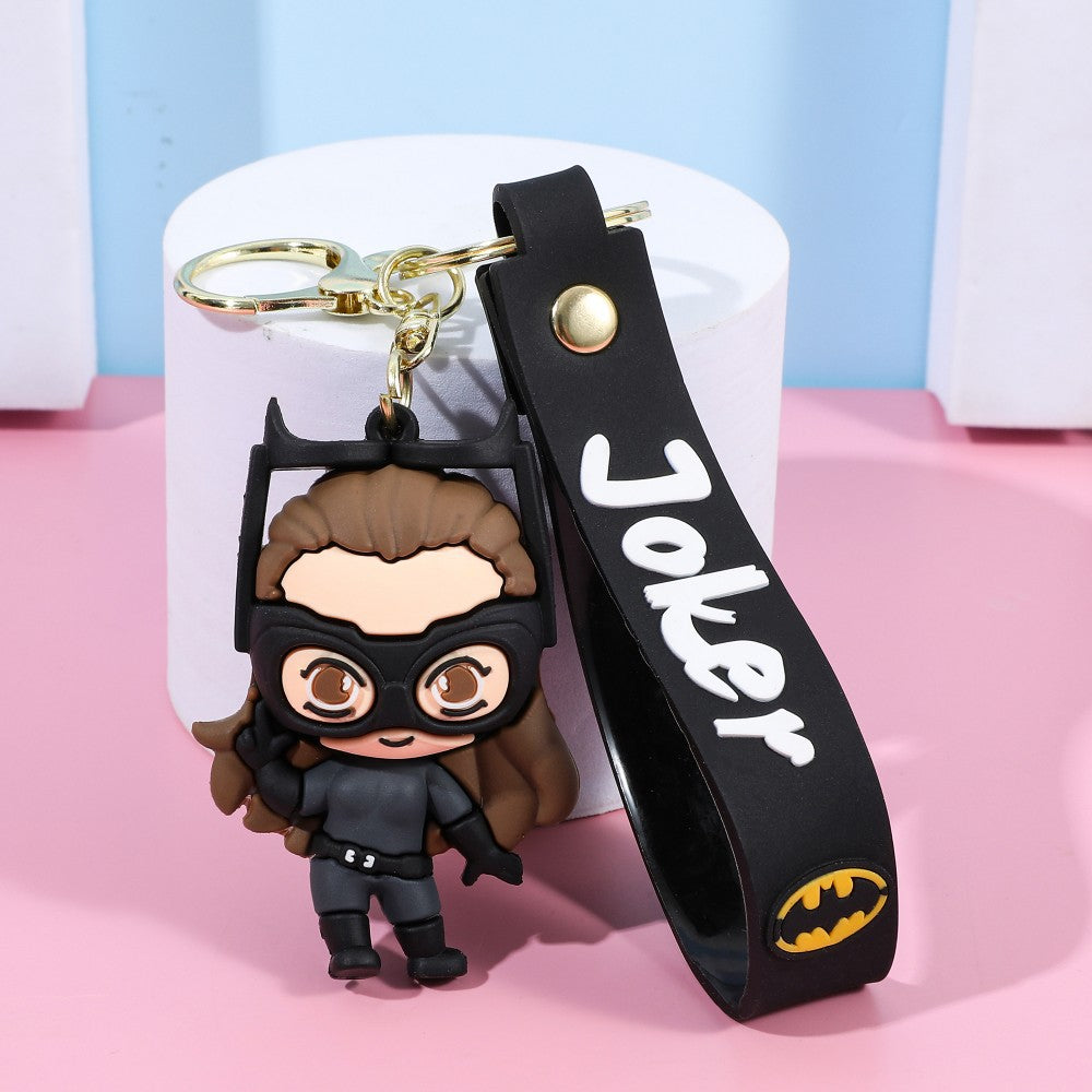 Solis Hero Keyrings silicone keychain — Catwoman