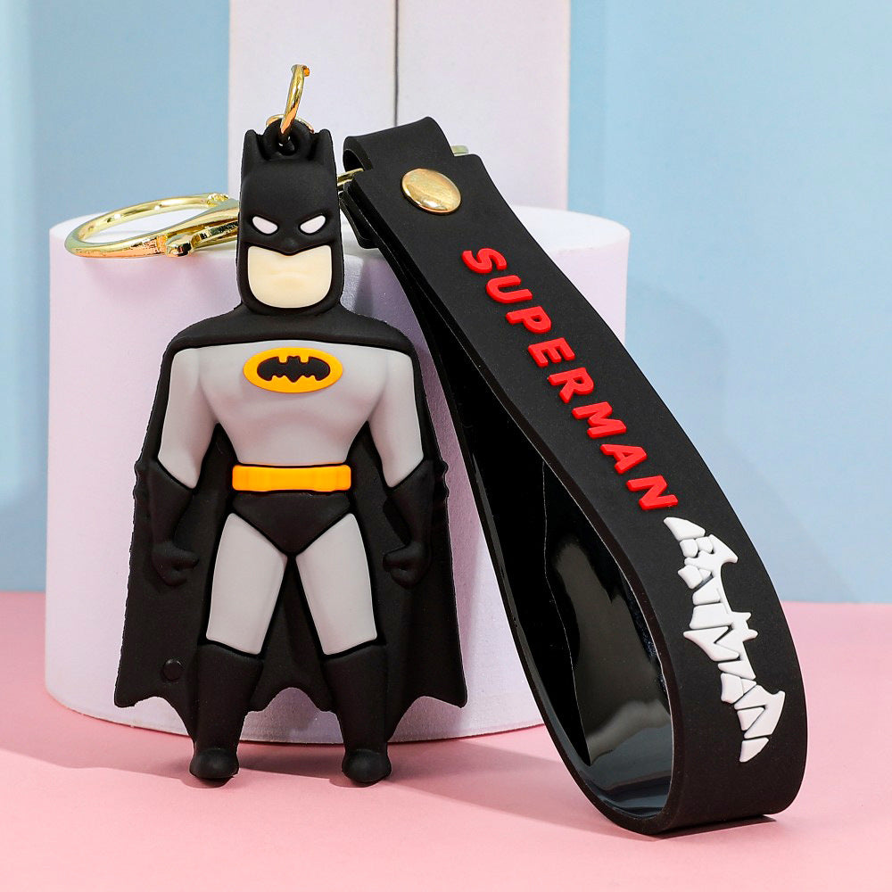 Solis Hero Keyrings silicone keychain — Batman (Classic)