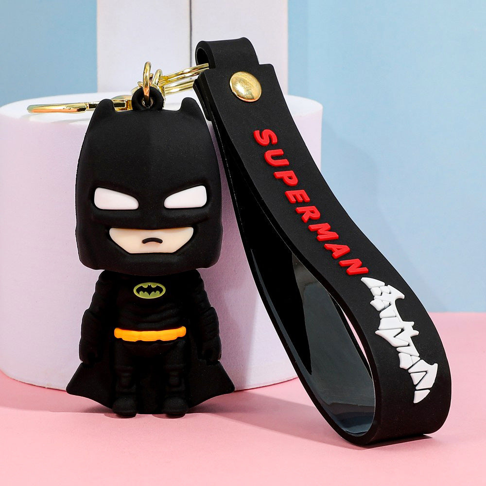 Solis Hero Keyrings silicone keychain — Batman (Mini Cowl)