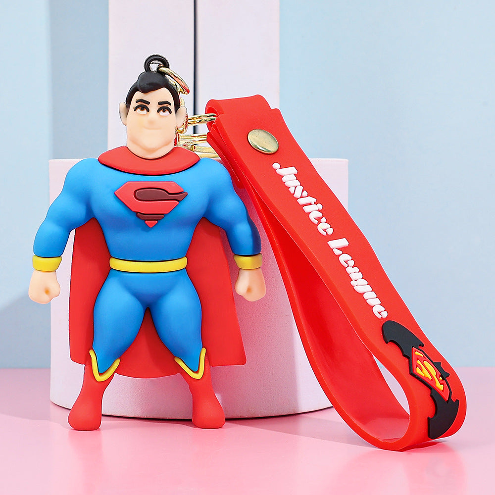 Solis Hero Keyrings silicone keychain — Superman (Classic)