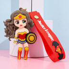 Solis Hero Keyrings silicone keychain — Wonder Woman