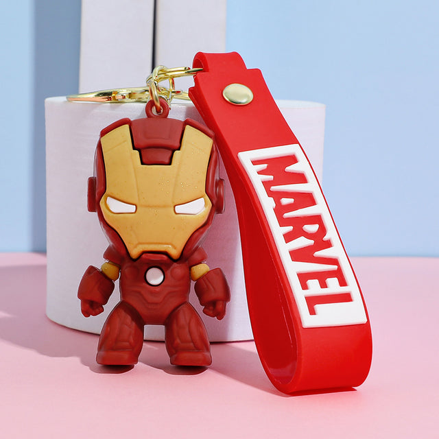 Solis Hero Keyrings Avengers Edition silicone keychain — Iron Man (Chibi)