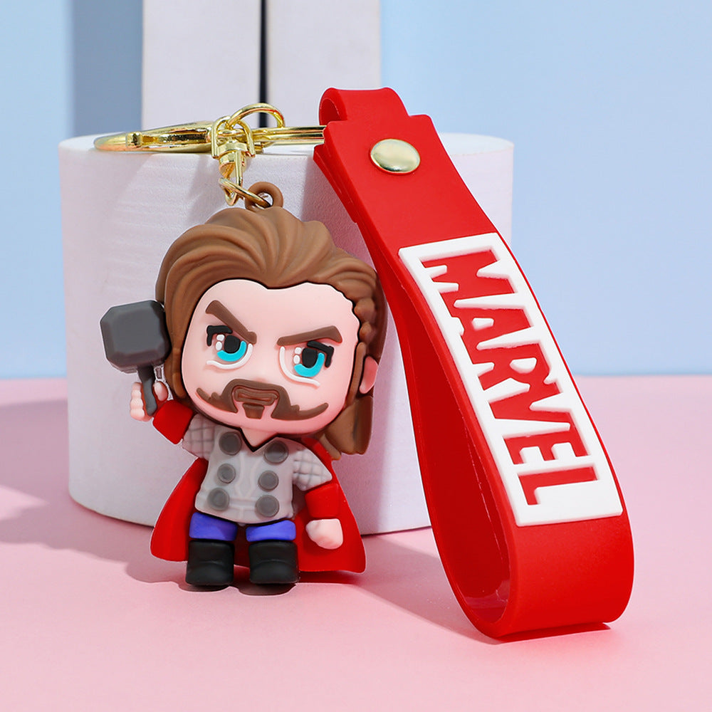 Solis Hero Keyrings Avengers Edition silicone keychain — Thor (Chibi)