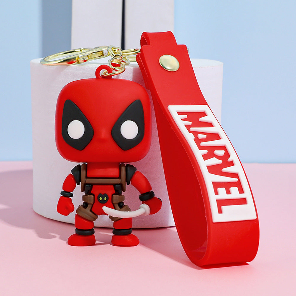 Solis Hero Keyrings Avengers Edition silicone keychain — Deadpool