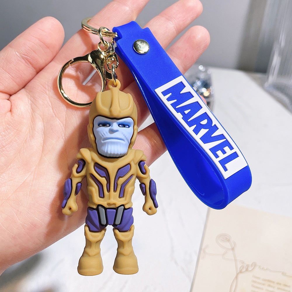 Solis Hero Keyrings Avengers Edition silicone keychain — Thanos