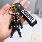 Solis Hero Keyrings Avengers Edition silicone keychain — Black Panther
