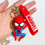 Solis Hero Keyrings Avengers Edition silicone keychain — Spider-Man (Leaping)