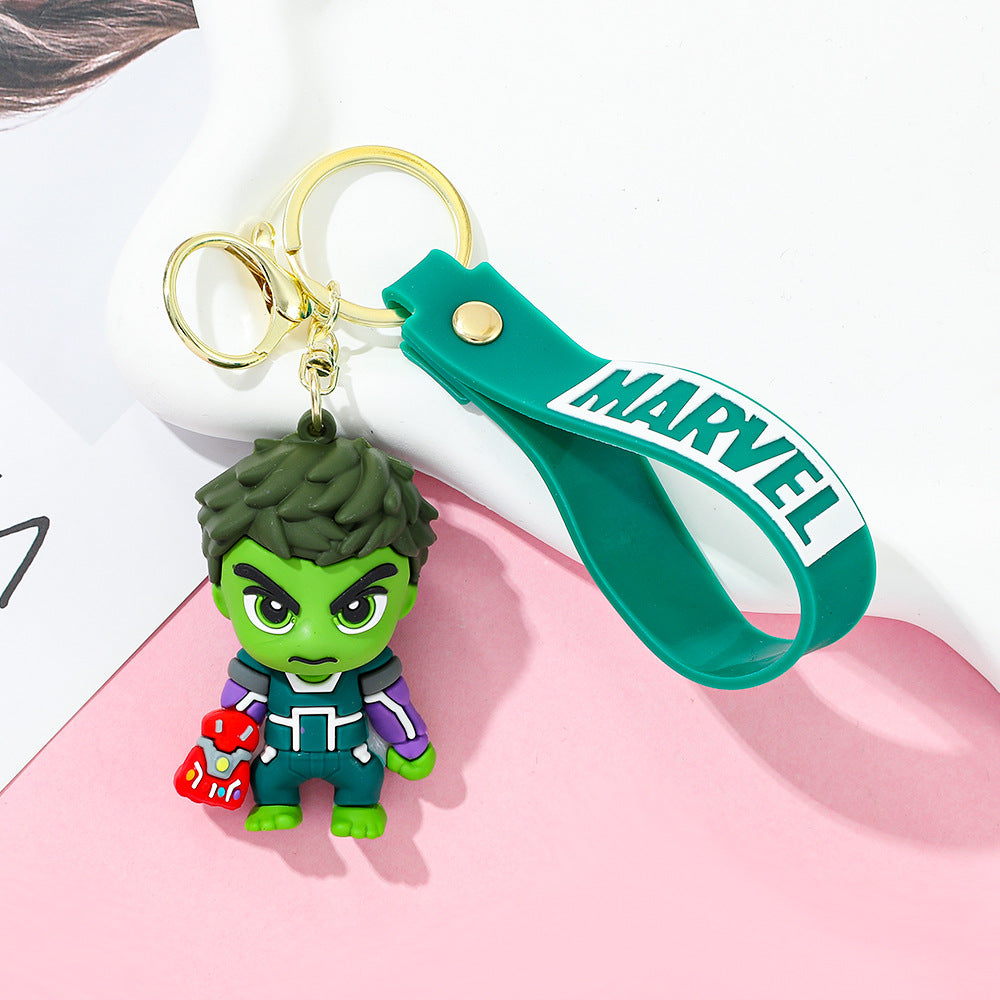 Solis Hero Keyrings Avengers Edition silicone keychain — Hulk (Mini)