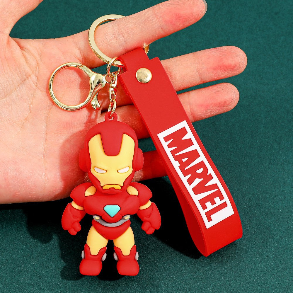 Solis Hero Keyrings Avengers Edition silicone keychain — Iron Man Armor 2