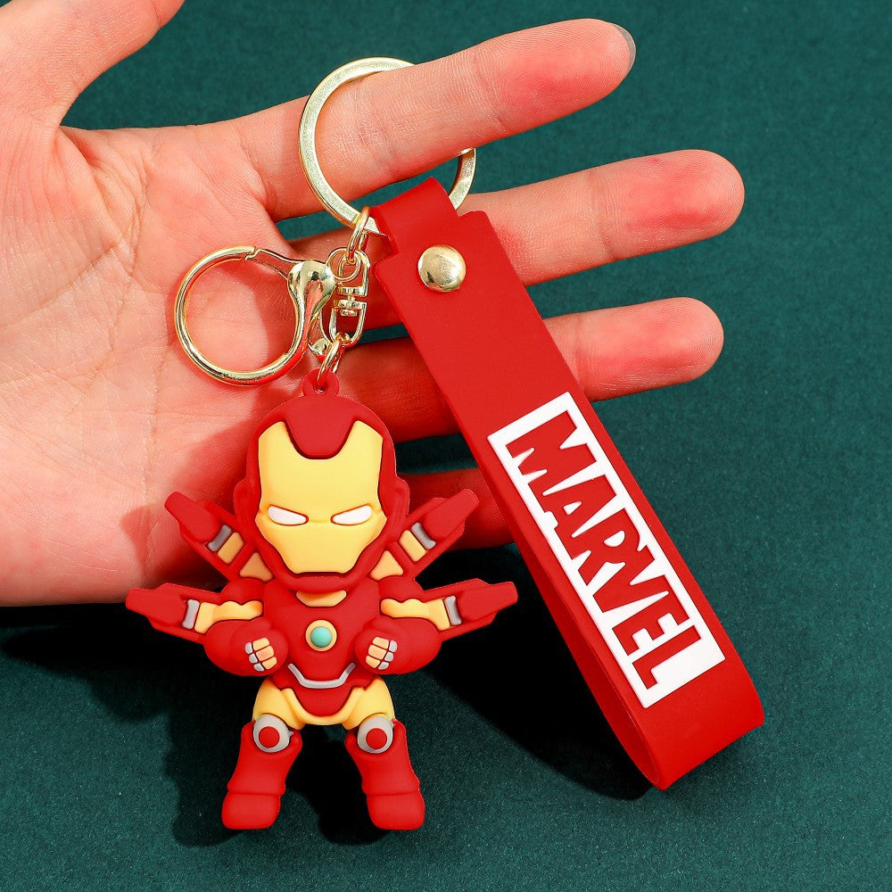 Solis Hero Keyrings Avengers Edition silicone keychain — Iron Man Armor 3