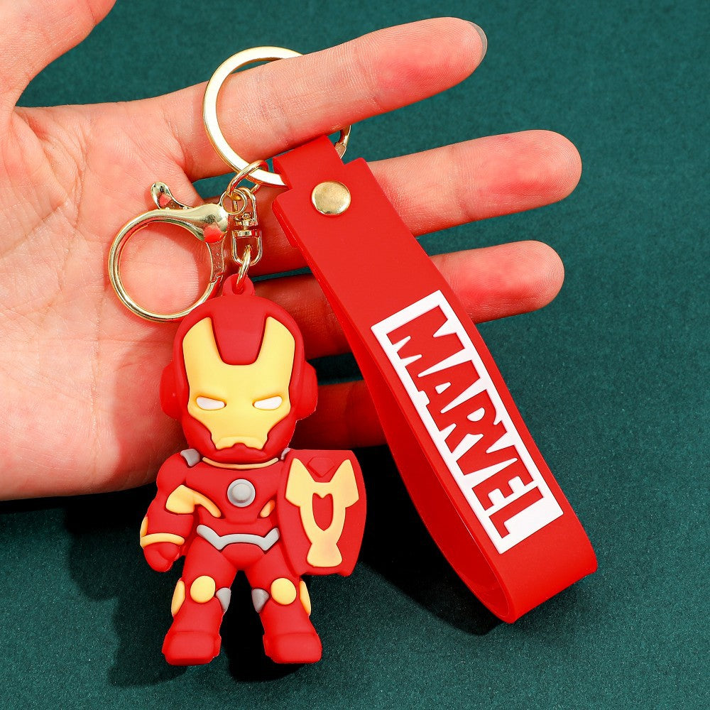 Solis Hero Keyrings Avengers Edition silicone keychain — Iron Man Armor 5
