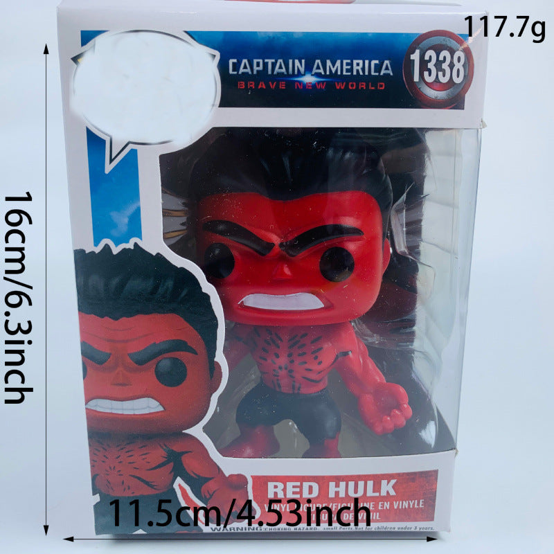 Solis Hero Minis boxed figure — Red Hulk