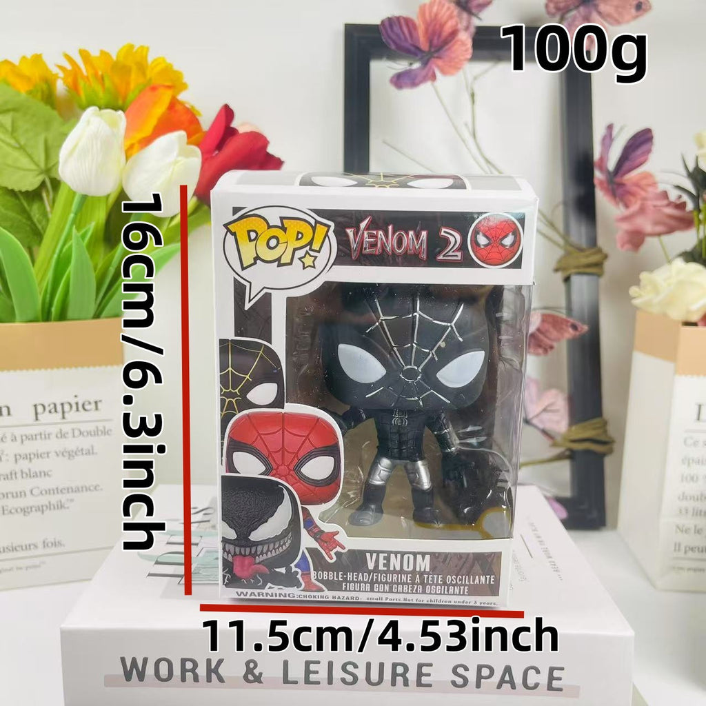 Solis Hero Minis boxed figure — Black Suit Spider-Man