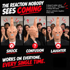 Solis Hollow — friends reacting to the finger mask: shock, confusion, laughter