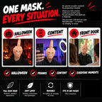 Solis Hollow — the finger mask at Halloween, in videos and at the front door