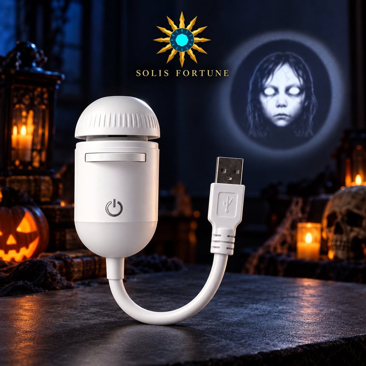 Solis Hollow — Halloween Projector Night Light photo 1