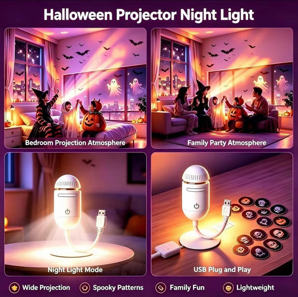 Solis Hollow — Halloween Projector Night Light photo 4