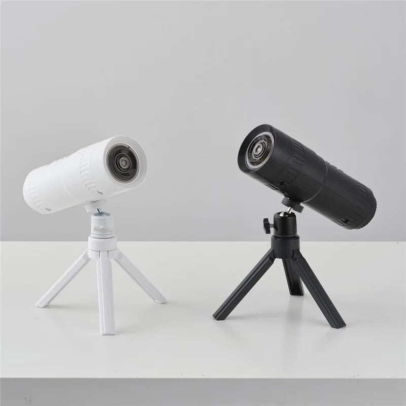 Solis Hollow Halloween Projector in white and in black