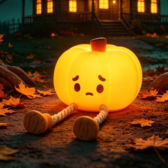 Solis Hollow — Sad Pumpkin silicone night light