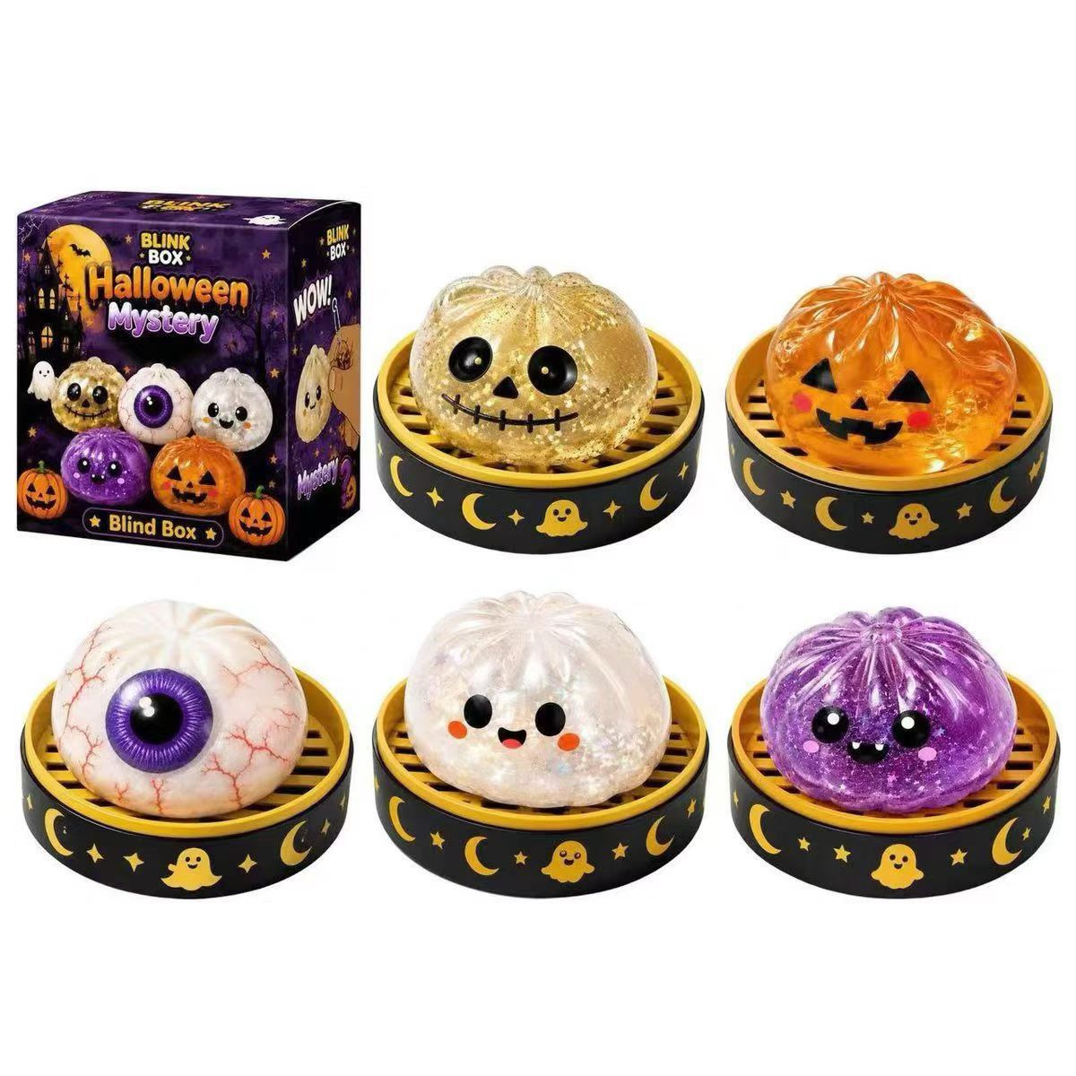 Solis Hollow — the five Halloween steamer bun faces